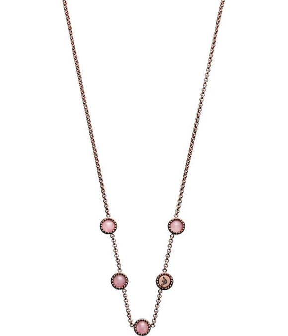 EMPORIO ARMANI Ladies EGS2695221 necklaces, neck jewelry pink gold, pink
