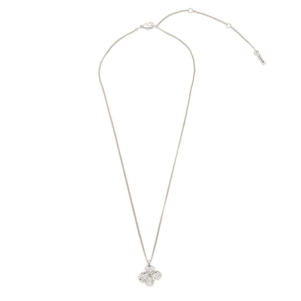 Pilgrim Halskjede, Justine, Silver Plated, Crystal