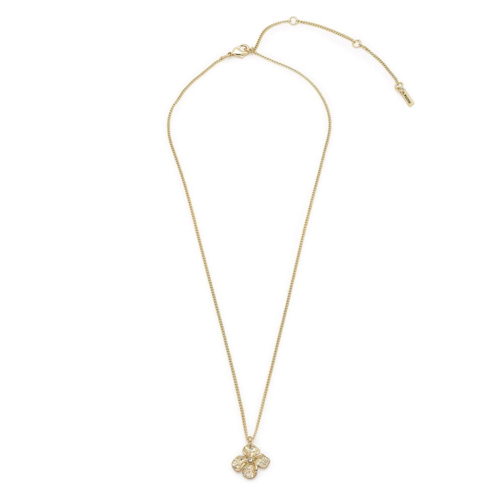 Pilgrim Halskjede, Justine, Gold Plated, Crystal