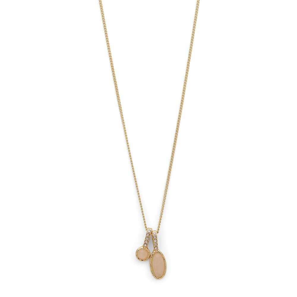 Pilgrim Halskjede, Wendell, Gold Plated, Rose