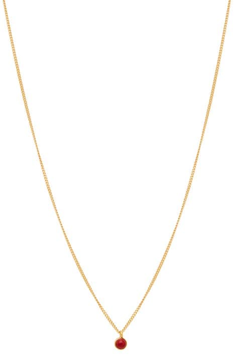 Louise Kragh Halsband Fall Gold Scarlet Red