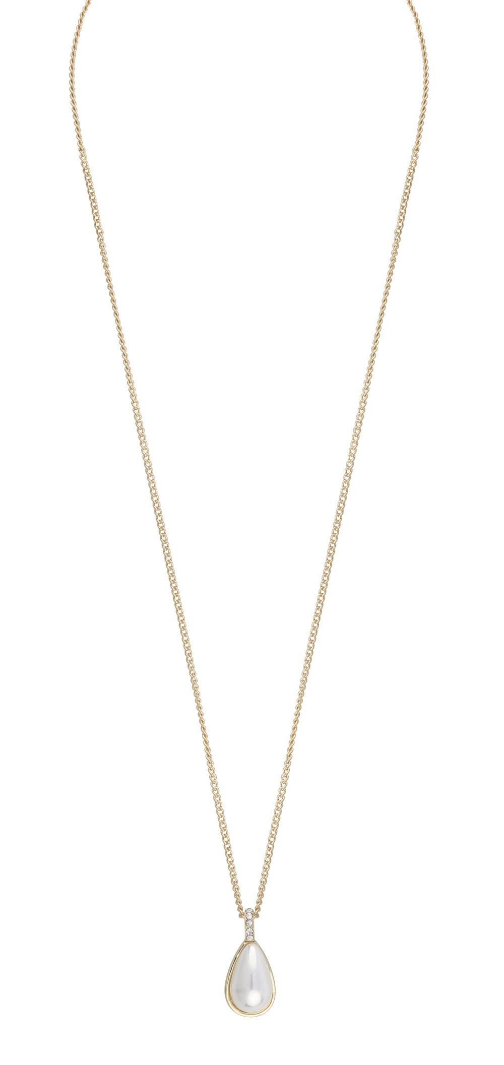 Street pendant neck 42 g/white