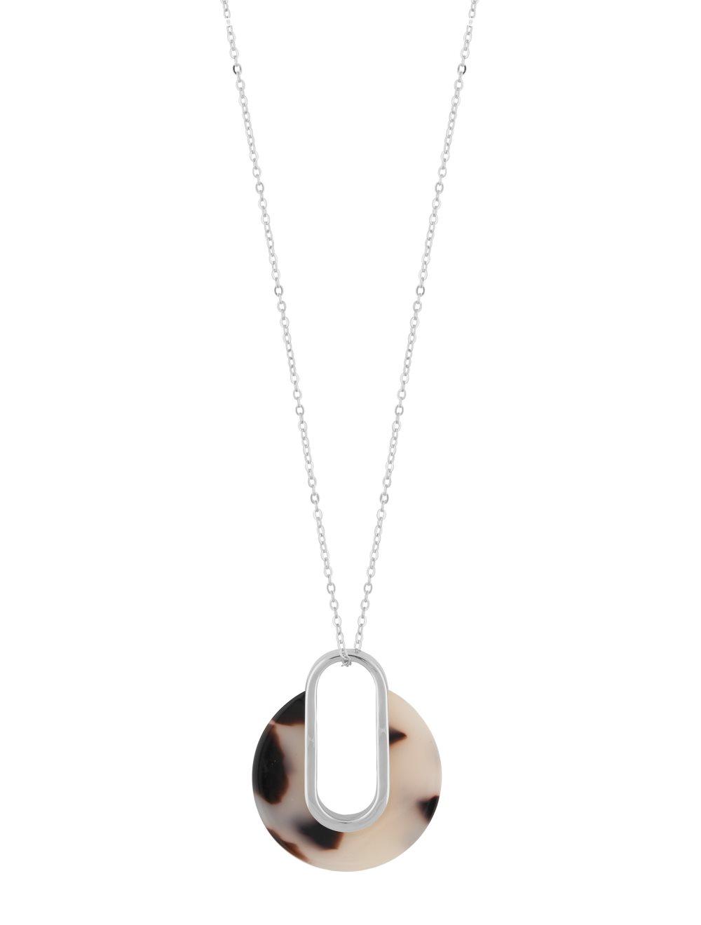 Snö of Sweden Gray Pendant Neck 80cm Silver Grey