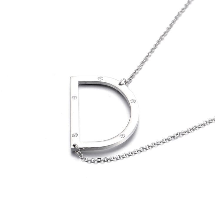 Ioaku Identity Necklace D Alloy Silver