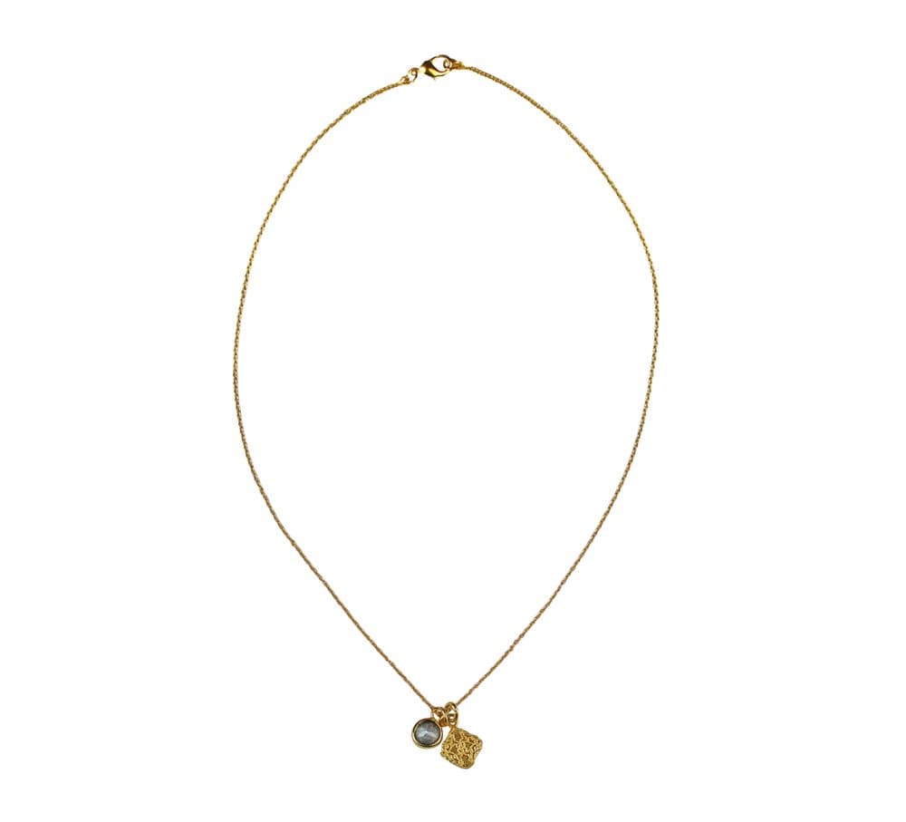 Halskjede Osofina Short Necklace, Grey