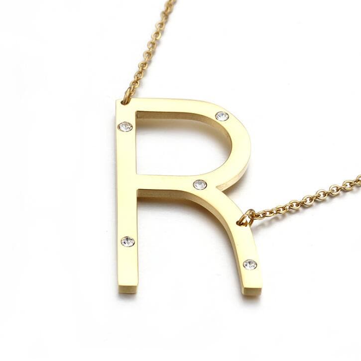 Ioaku Identity Necklace R Alloy Gold