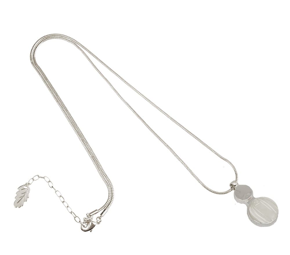 Ioaku Moon Amulet 75cm Alloy Gold/Cotton White