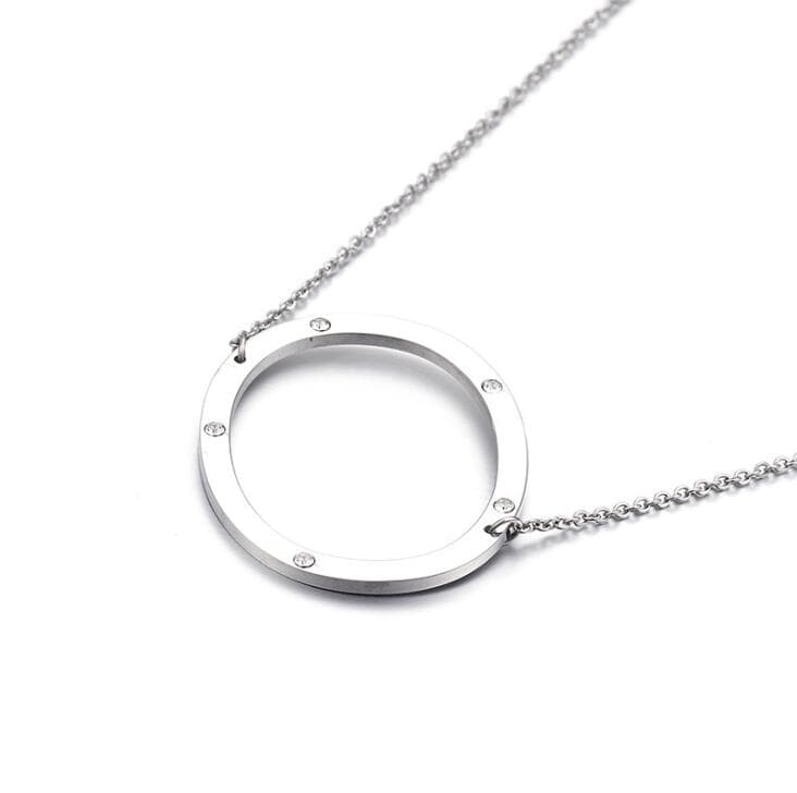 Ioaku Identity Necklace O Alloy Silver