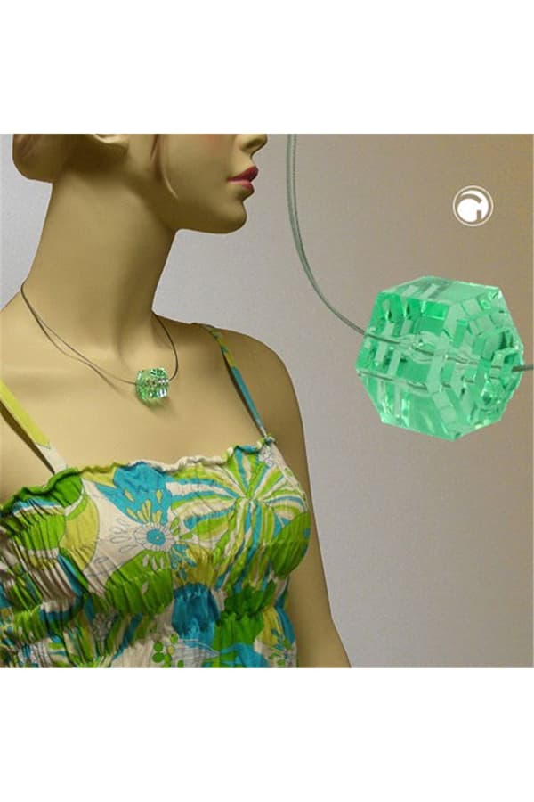 Necklace Eye-Catching Bead Mint Green - GL02014