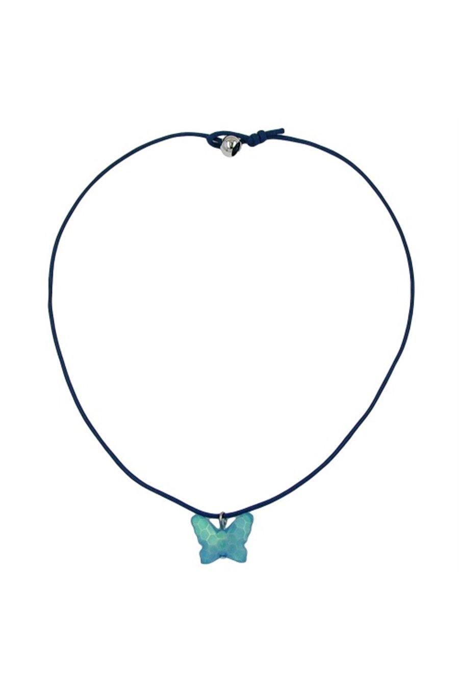 Necklace Butterfly Blue - GL02049