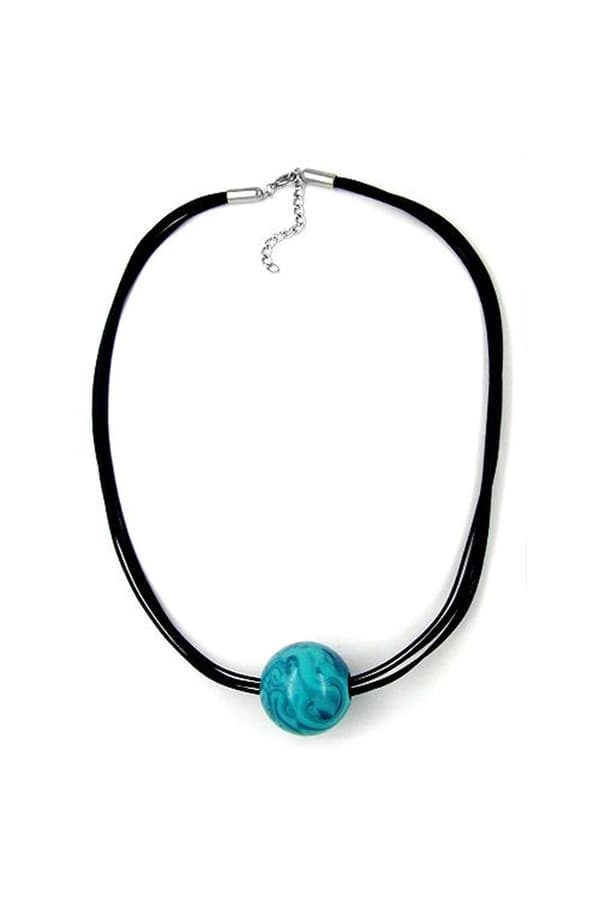 Necklace Bead 37mm Turquoise - GL06020