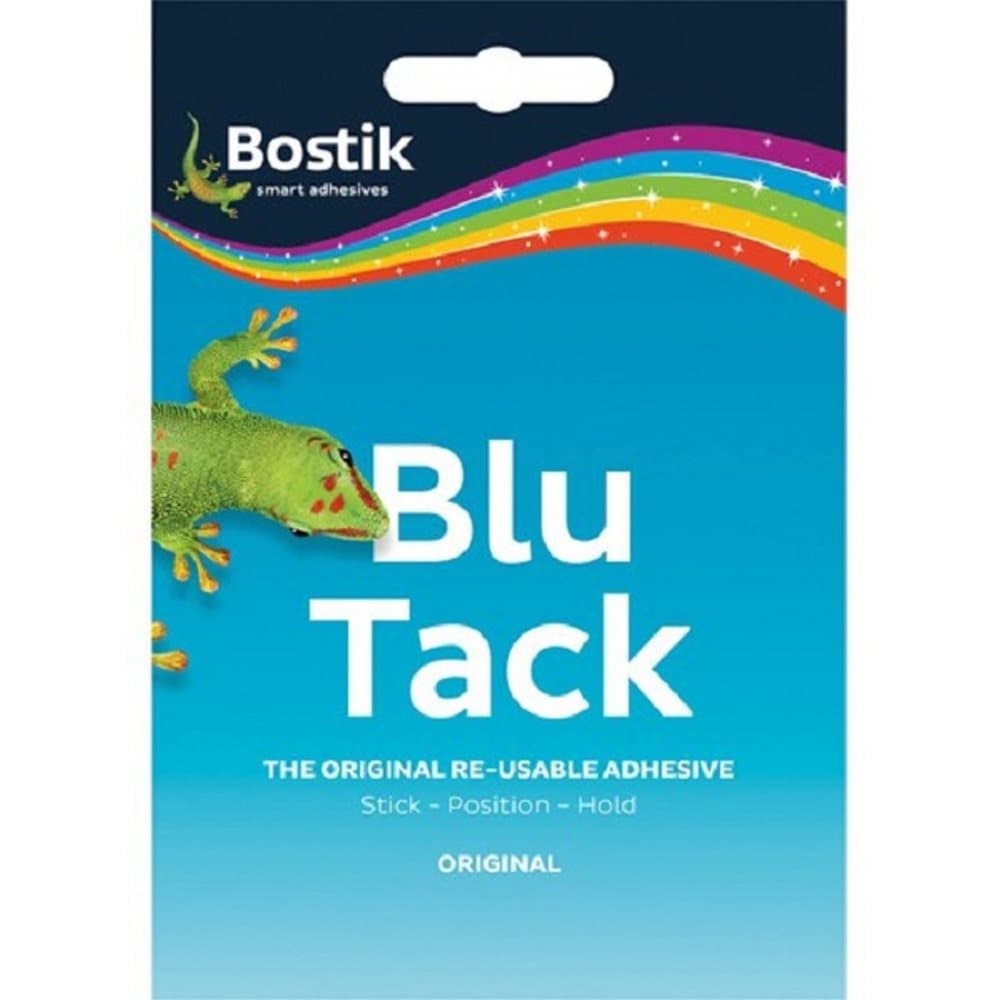 Bostik Blu Tack The Original Re-Usable Adhesives (Pack of 12)