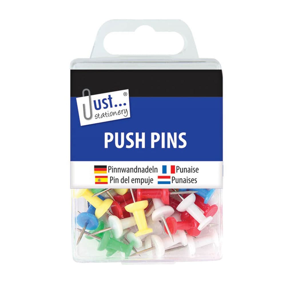 Just Stationery Push Pin (Pack of 50)