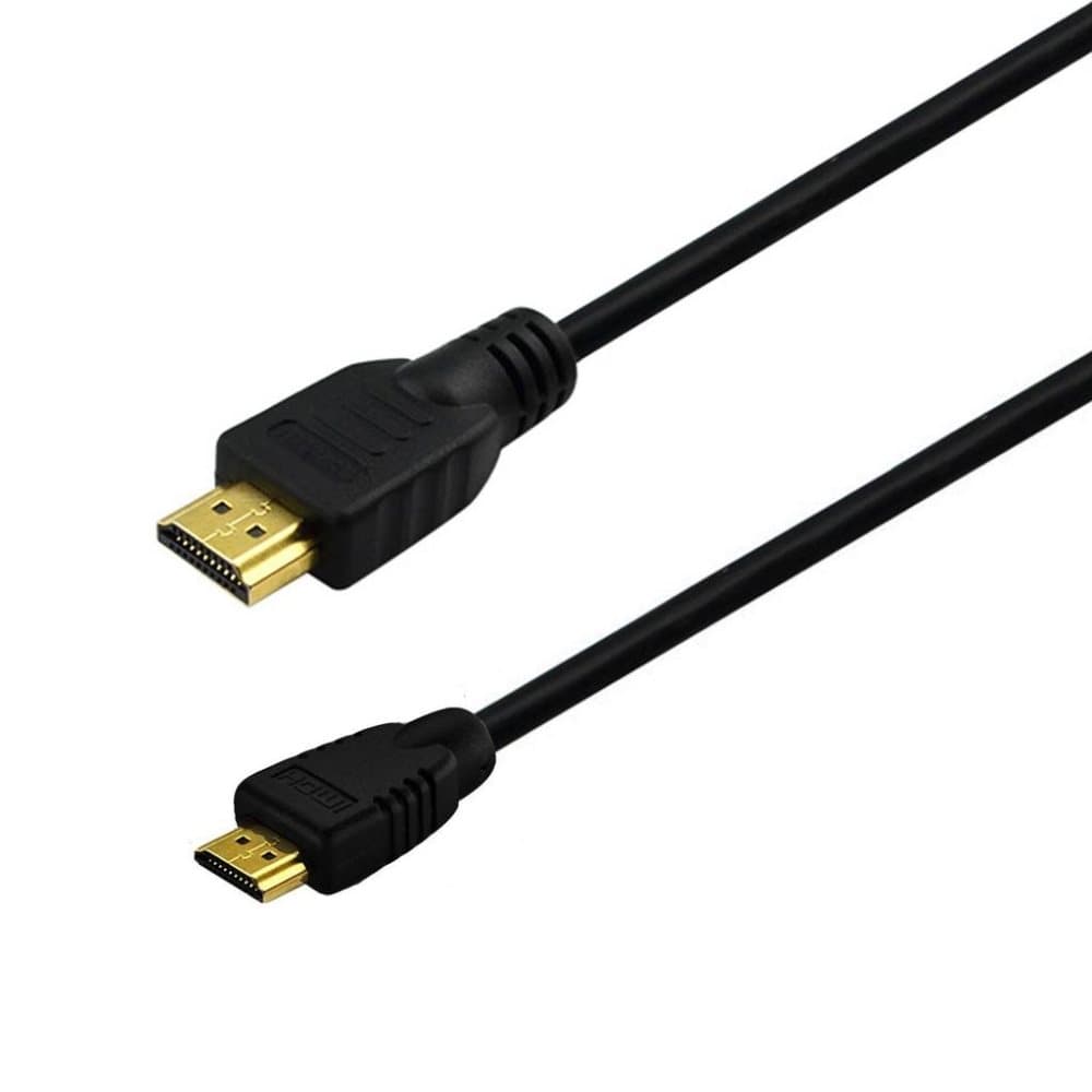 Mini HDMI till HDMI kabel - high speed Ethernet 4K 3D - 1.5m