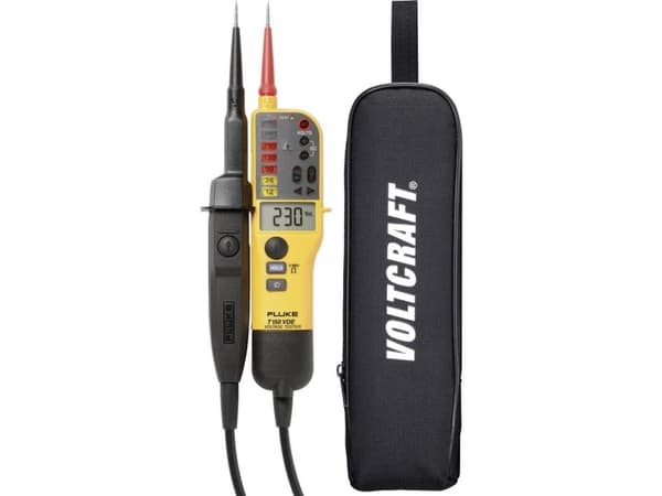 Fluke T150/VDE, LCD, batterier, AAA, 260 mm, 70 mm, 38 mm