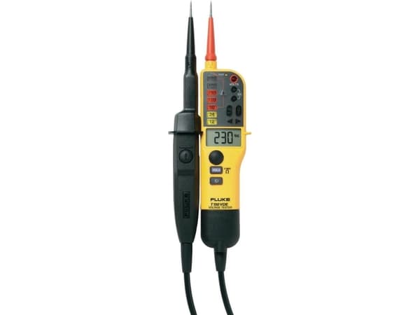 Fluke T150/VDE, LCD, batterier, AAA, 260 mm, 70 mm, 38 mm