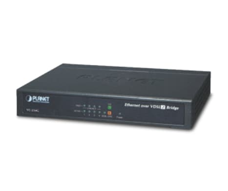 Planet VC-234G, Verkkosilta, 1000 Mbit/s, Ethernet LAN, Musta