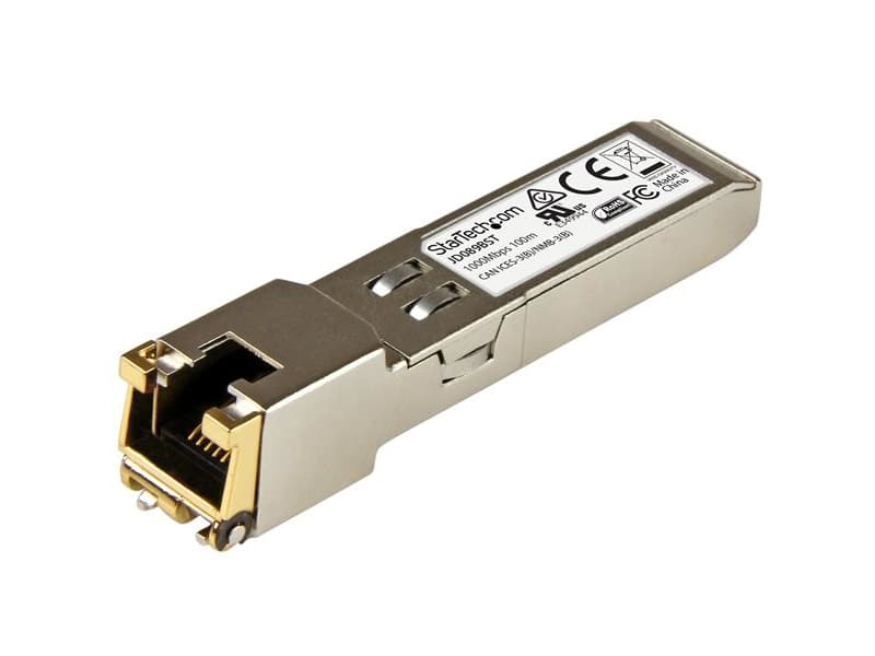 StarTech.com JD089BST, Kopper, 1000 Mbit/s, SFP, 100 m, IEEE 802.3,IEEE 802.3ab,IEEE 802.3u, Full