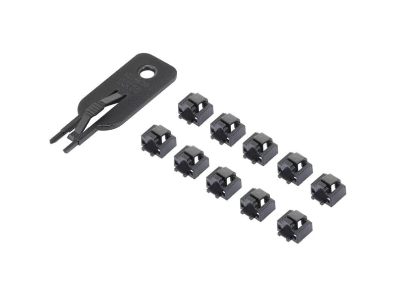 inkl. 10x sikringsclips Renkforce rf-LANBlocker-01