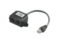 MicroConnect - Nätverksdelare - RJ-45 (hona) till RJ-45 (hane) - 15 cm