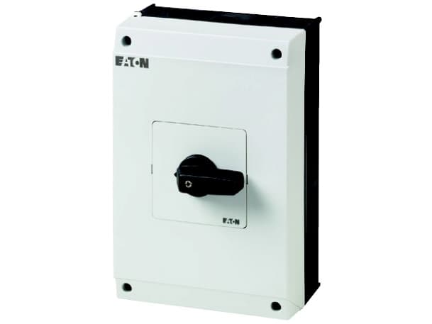 Eaton T5B-4-8902/I4, Toggle switch, 4P, Svart, Vit, IP65, 160 mm, 189 mm