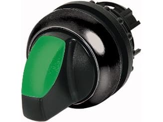 Eaton M22S-WRLK-G, Vekslebryter, Svart, Grønn, Plastikk, IP66, 29,7 mm, 45,9 mm