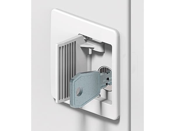 Onnline Lock with keys for switchboard MSF MT white 2000-10