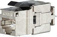 Solarix - Modulär insättning - CAT 6 - STP - RJ-45 - svart