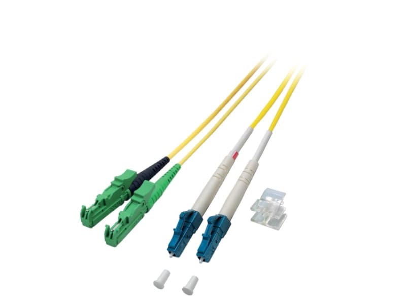 EFB Elektronik O0937.2, 2 m, OS2, E-2000 (APC), LC, Hane/Hane, Gul