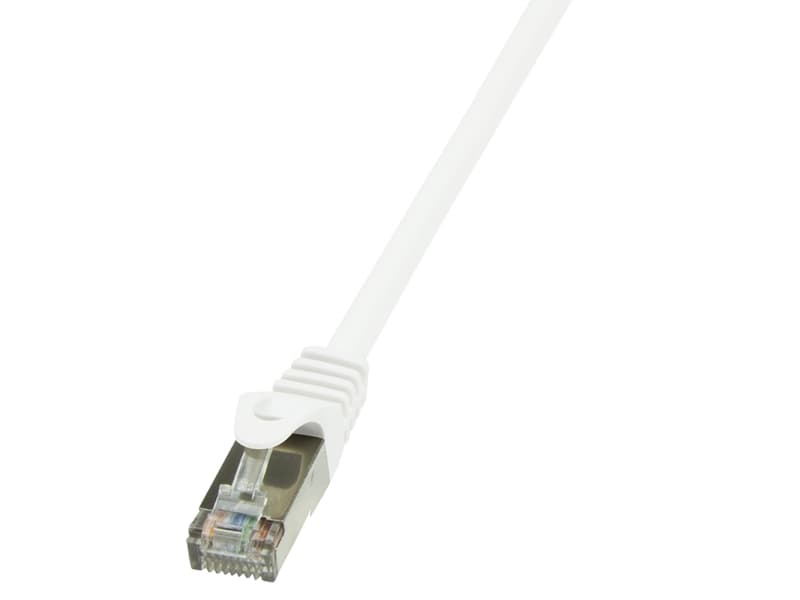 LogiLink 15m Cat.6 F/UTP, 15 m, Cat6, F/UTP (FTP), RJ-45, RJ-45, Hvit