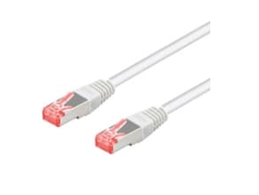Goobay 2m CAT6a-200, 2 m, RJ-45, RJ-45, Vit