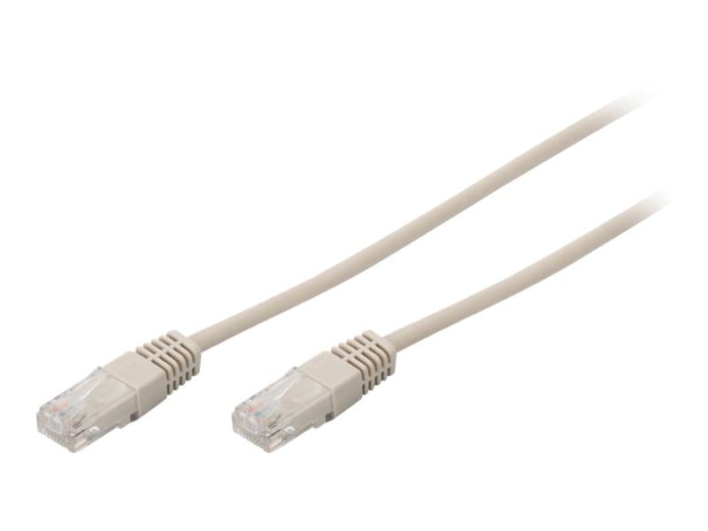 DIGITUS Professional - Koblingskabel - RJ-45 (hann) til RJ-45 (hann) - 25 cm - UTP - CAT 5e - med støvel, formstøpt - grå