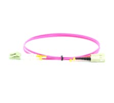 MicroConnect - Nätverkskabel - LC/UPC-multiläge till SC/UPC-multiläge - 0.5 m - fiberoptisk - 50/125 mikron - OM4 - halogenfri - erika-violett