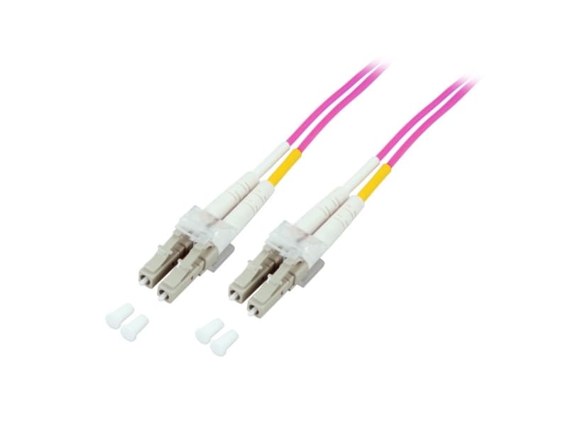 EFB Elektronik O0319.2, 2 m, OM4, LC, LC, Hankjønn/hankjønn, Fiolett