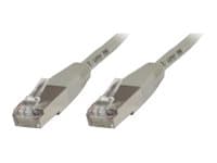 MicroConnect - Nätverkskabel - RJ-45 (hane) till RJ-45 (hane) - 25 cm - FTP - CAT 6 - startad - grå