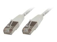 MicroConnect - Nätverkskabel - RJ-45 (hane) till RJ-45 (hane) - 2 m - FTP - CAT 5e - startad - vit