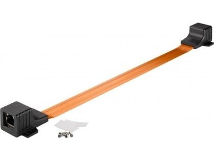 Goobay RJ45 0.3 m, 0,3 m, RJ-45, RJ-45, Orange