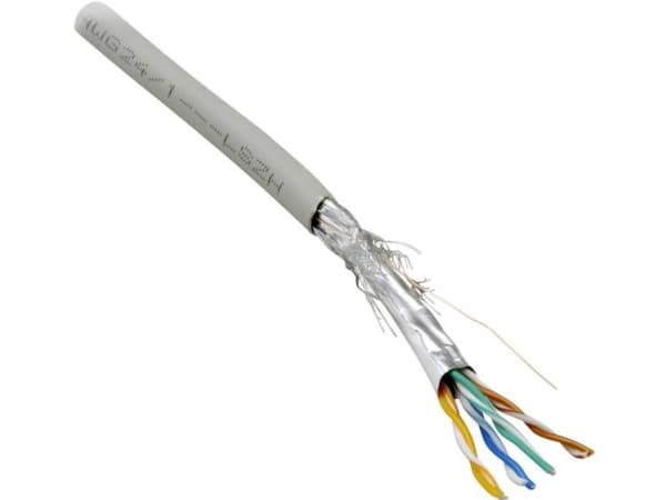 BKL Electronic 10010827 Strømkabel CAT 6 S/FTP 8 x 0.128 mm² Grå 100 stk