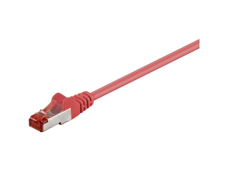Goobay 92458, 0,15 m, Cat6, S/FTP (S-STP), RJ-45, RJ-45, Röd