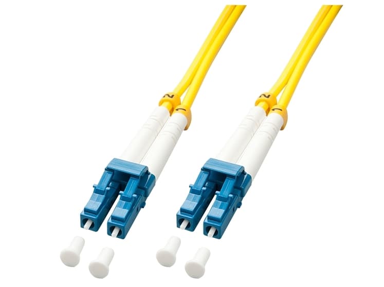 Lindy 10m OS2 LC Duplex, 10 m, OS2, LC, LC, Hankjønn/hankjønn, Gult