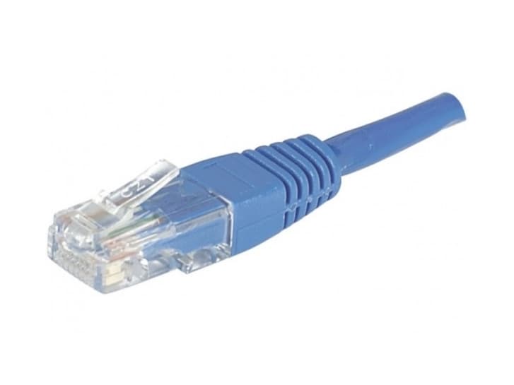 EXC 854214, 2 m, Cat6, U/UTP (UTP), RJ-45, RJ-45, Blå