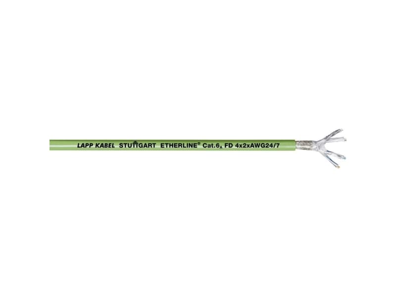 LAPP 2170485 Strømkabel CAT 6A S/FTP 4 x 2 x 0.20 mm² Grøn 500 m