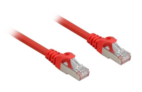 Bild av Sharkoon network cable RJ45 CAT.6a SFTP LSOH red 10,0m - HalogenFree