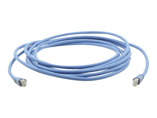 Bild av Kramer C-UNIKat-164 - Nätverkskabel - RJ-45 (hane) till RJ-45 (hane) - 50 m - U/FTP - CAT 6a - blå, RAL 5012