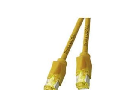 EFB Elektronik RJ45 S/STP Cat6a, 3 m, Cat6a, S/FTP (S-STP), Gul