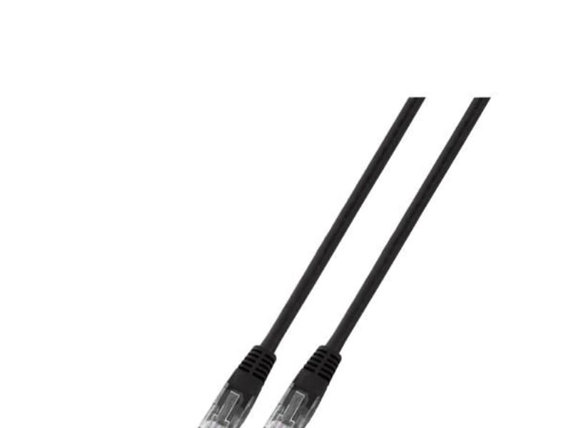 EFB Elektronik 1m Cat6 Patch, 1 m, Cat6, U/UTP (UTP), RJ-45, RJ-45, Svart
