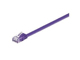 Microconnect V-UTP615P-FLAT, 15 m, Cat6, U/UTP (UTP), RJ-45, RJ-45, Lila