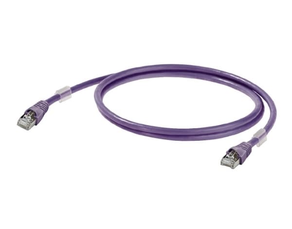 Weidmüller Cat6A S/FTP 10m, 10 m, Cat6a, S/FTP (S-STP), RJ-45, RJ-45, Lila