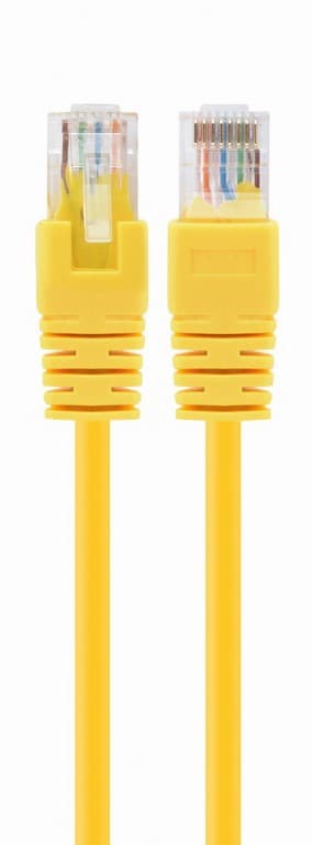 Gembird PP6U-0.25M/Y, 0,25 m, Cat6, U/UTP (UTP), RJ-45, RJ-45, Gul