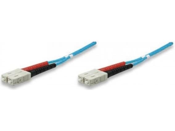 Intellinet Network Solutions Fiber Optic SC-SC duplex 1m 50/125 OM3 multimode (304031)